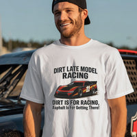 Load image into Gallery viewer, Dirt Is For Racing Asphalt Is For Getting There Design – Heavyweight Unisex Crewneck T-Shirt